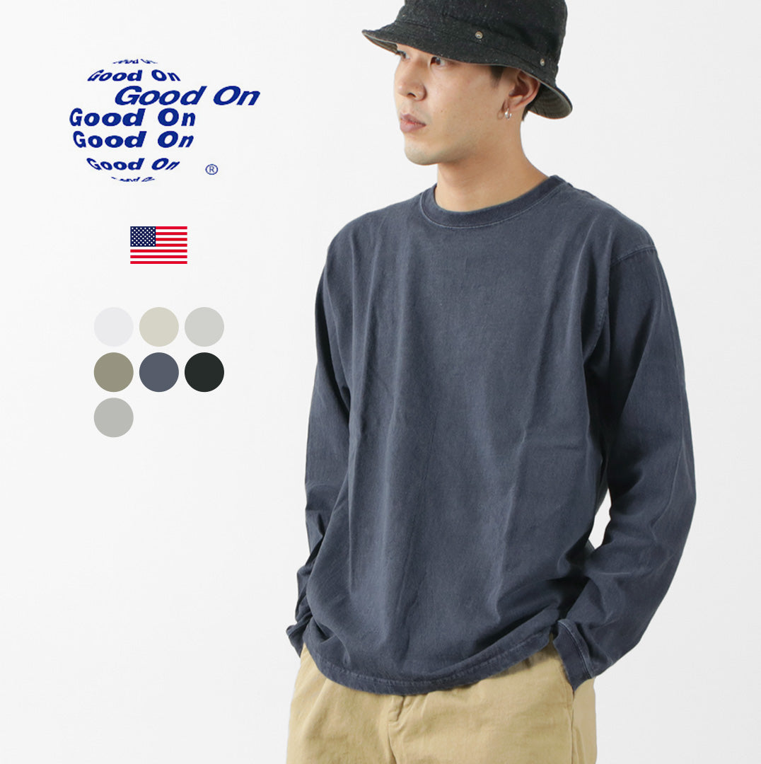 GOOD ON(グッドオン) カラー別注 ロングスリーブ クルーTシャツ