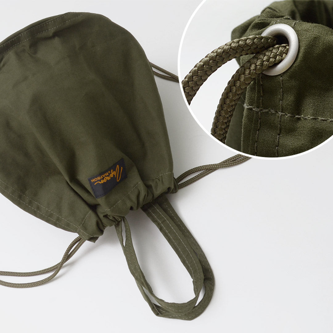 NAPRON(ナプロン) 別注 パラフィン ペイシェントバッグ 5L/S