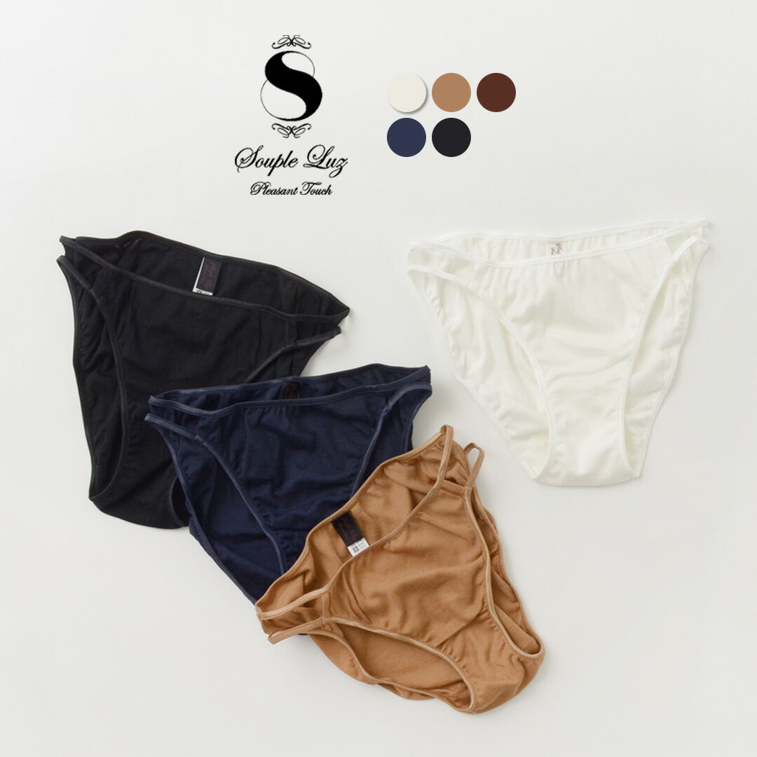 SOUPLE LUZ(スープレルース) Wストラップ ショーツ