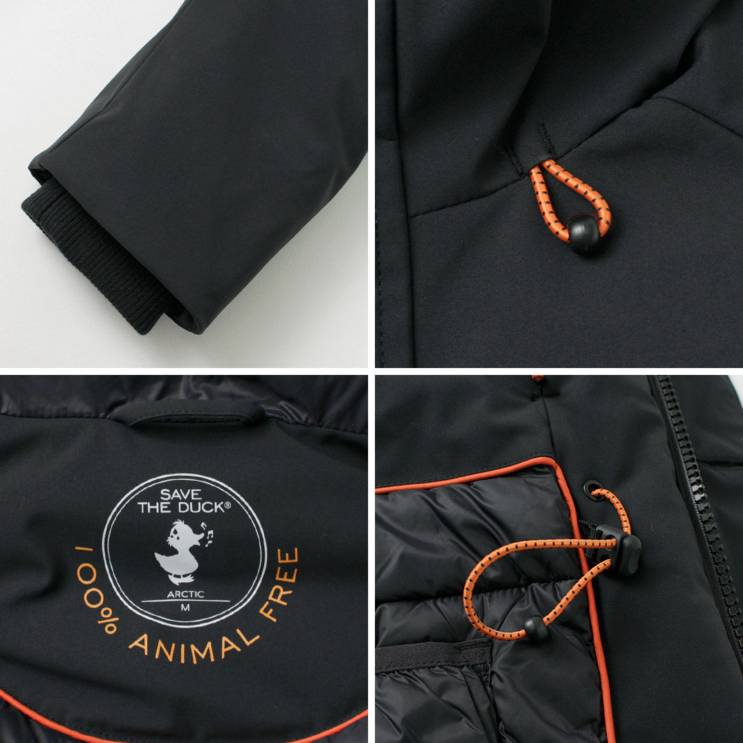【30%OFF】SAVE THE DUCK(セーブザダック)ローナン シンセティック ダウン フードコート