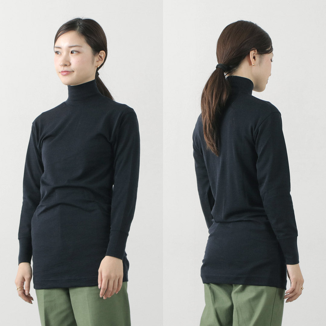 【30%OFF】GICIPI(ジチピ) カロータ タートルネック ウール&シルク混ニットソー