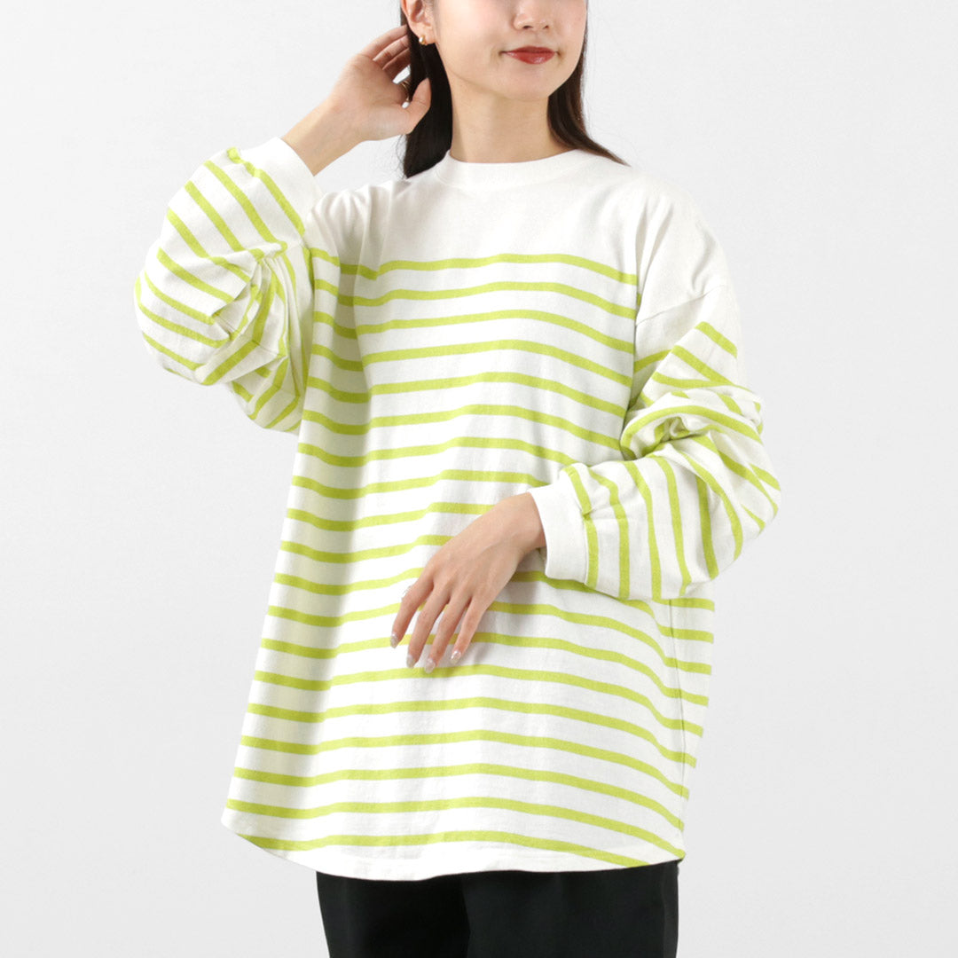 【30%OFF】SHINZONE(シンゾーン) パネルボーダートップ 22SMSCU03