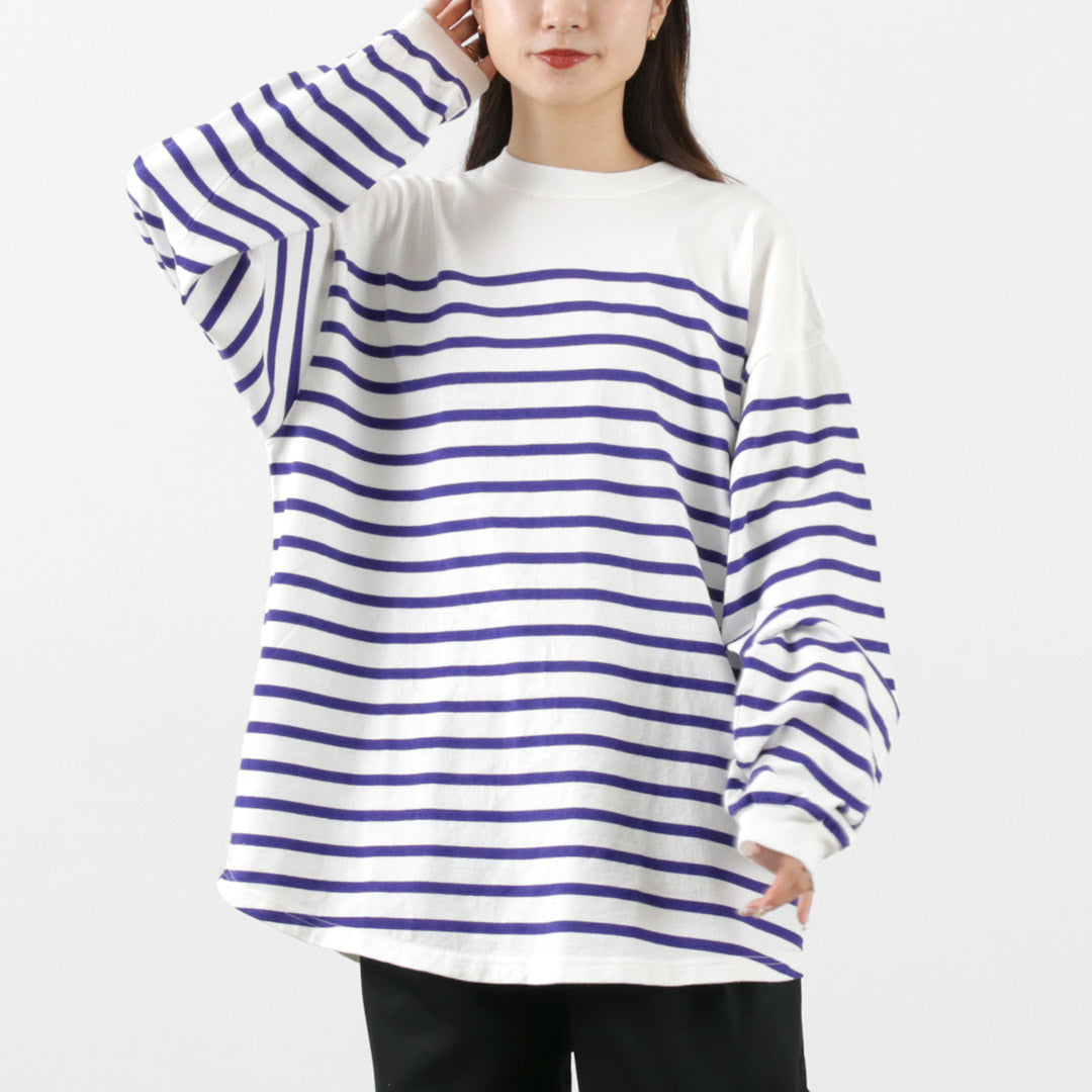 【30%OFF】SHINZONE(シンゾーン) パネルボーダートップ 22SMSCU03