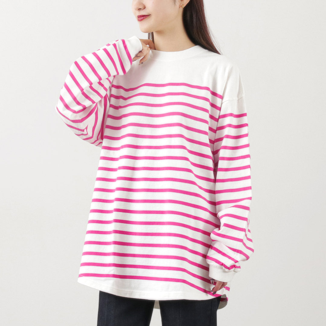 【30%OFF】SHINZONE(シンゾーン) パネルボーダートップ 22SMSCU03