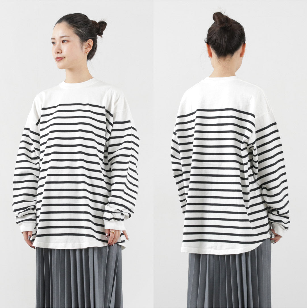 【30%OFF】SHINZONE(シンゾーン) パネルボーダートップ 22SMSCU03