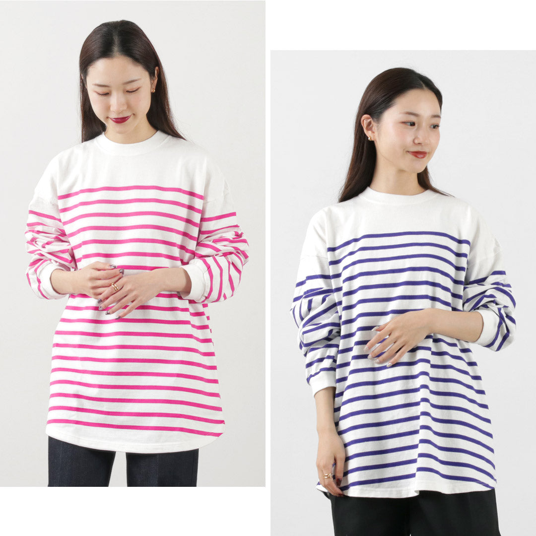 【30%OFF】SHINZONE(シンゾーン) パネルボーダートップ 22SMSCU03