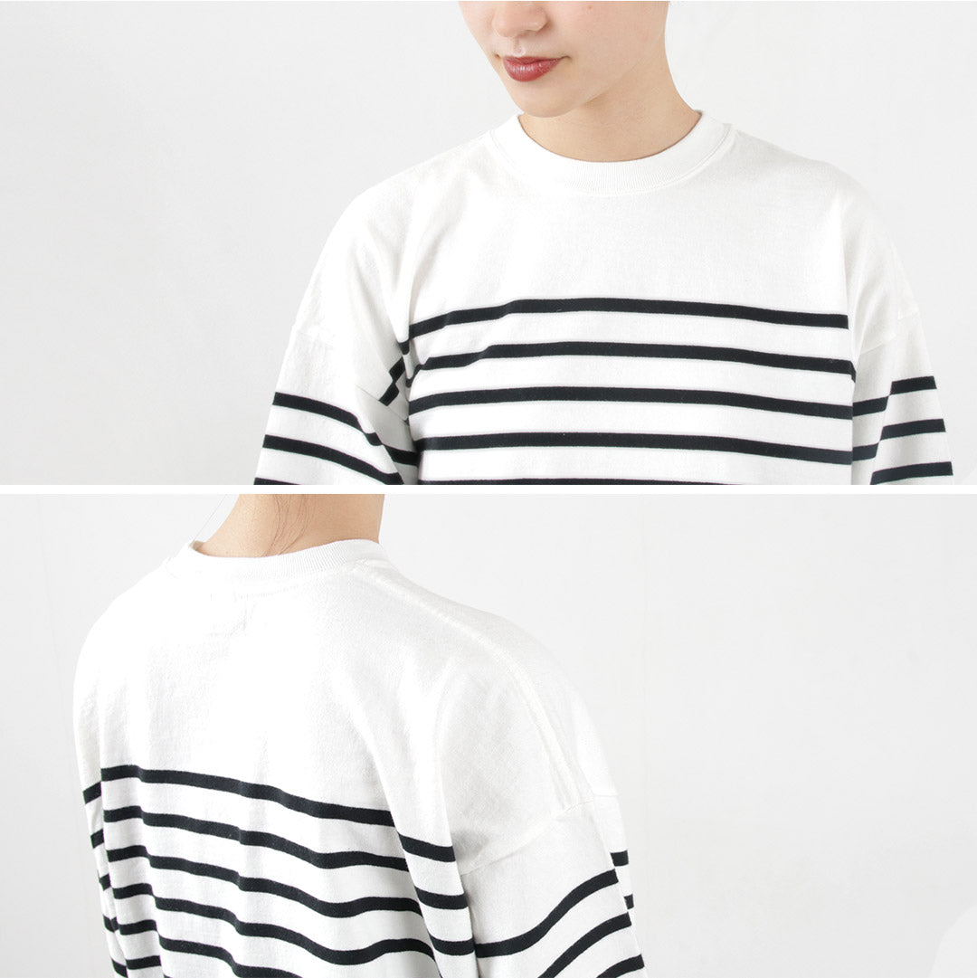 【30%OFF】SHINZONE(シンゾーン) パネルボーダートップ 22SMSCU03