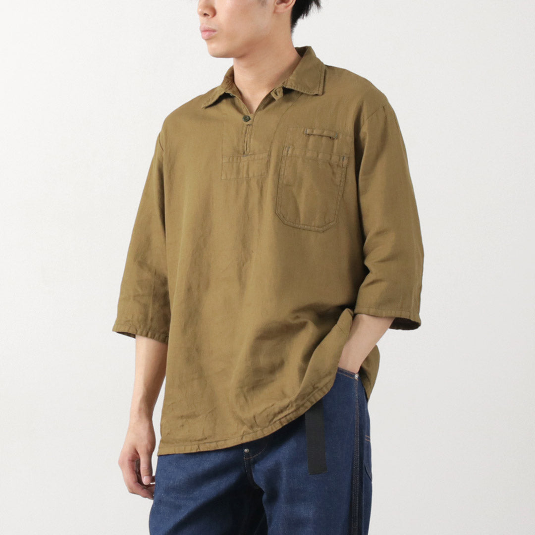 JAPAN BLUE JEANS(ジャパンブルージーンズ) CODE:SILVER ミリタリープルオーバーシャツ