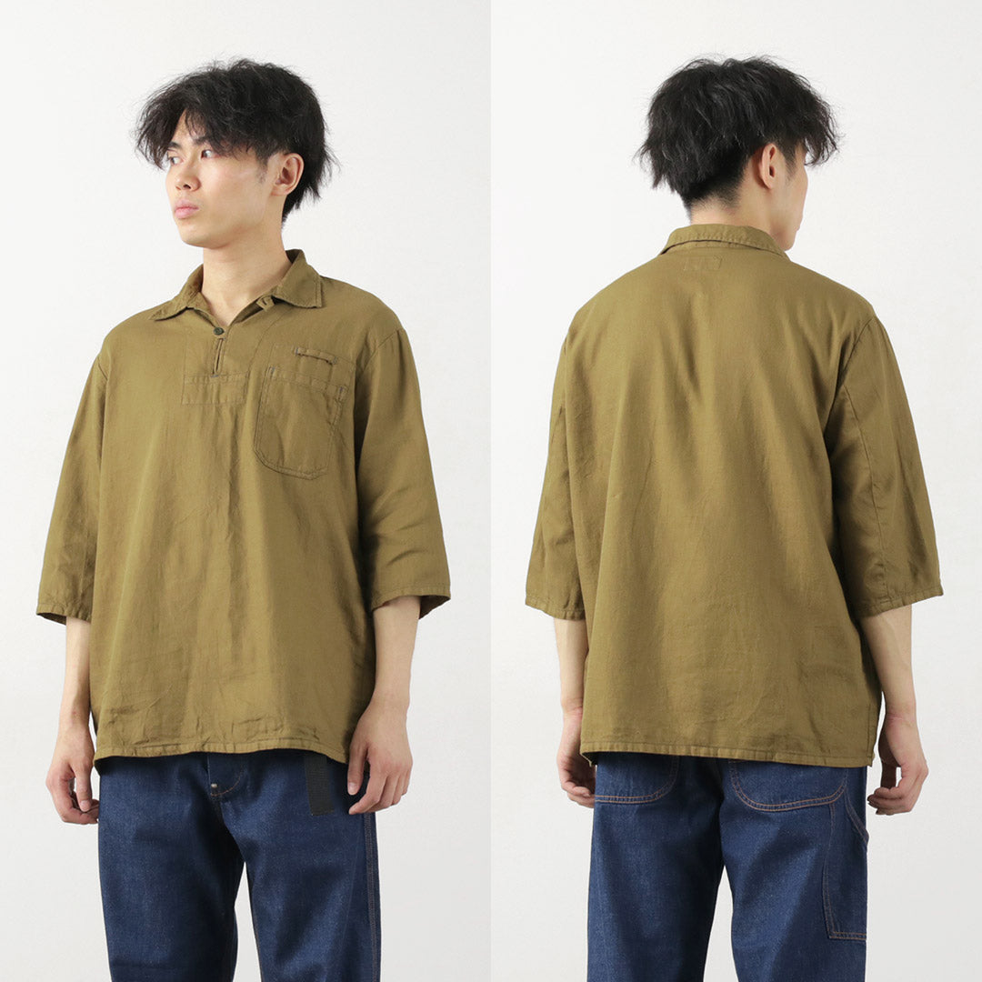 JAPAN BLUE JEANS(ジャパンブルージーンズ) CODE:SILVER ミリタリープルオーバーシャツ