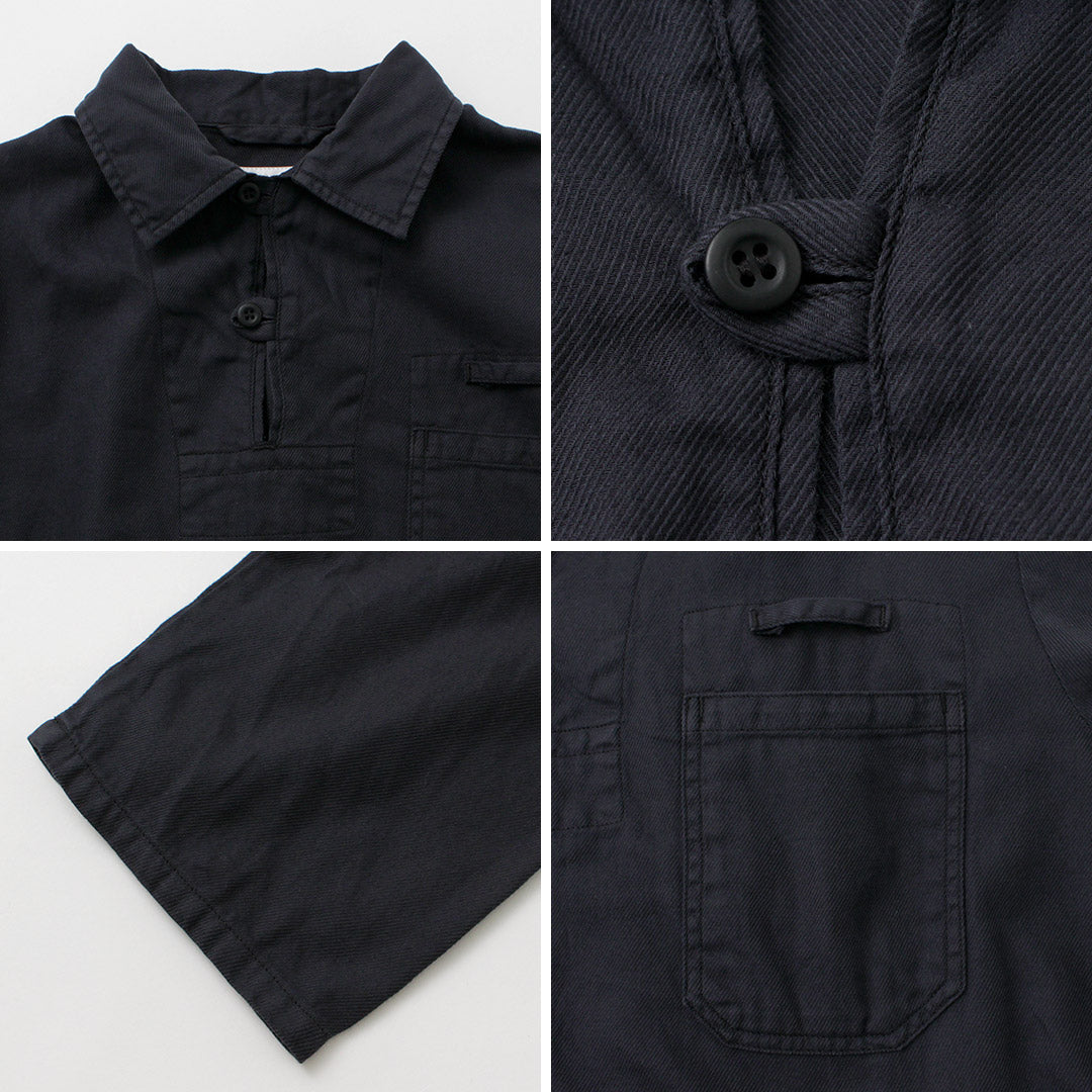 JAPAN BLUE JEANS(ジャパンブルージーンズ) CODE:SILVER ミリタリープルオーバーシャツ