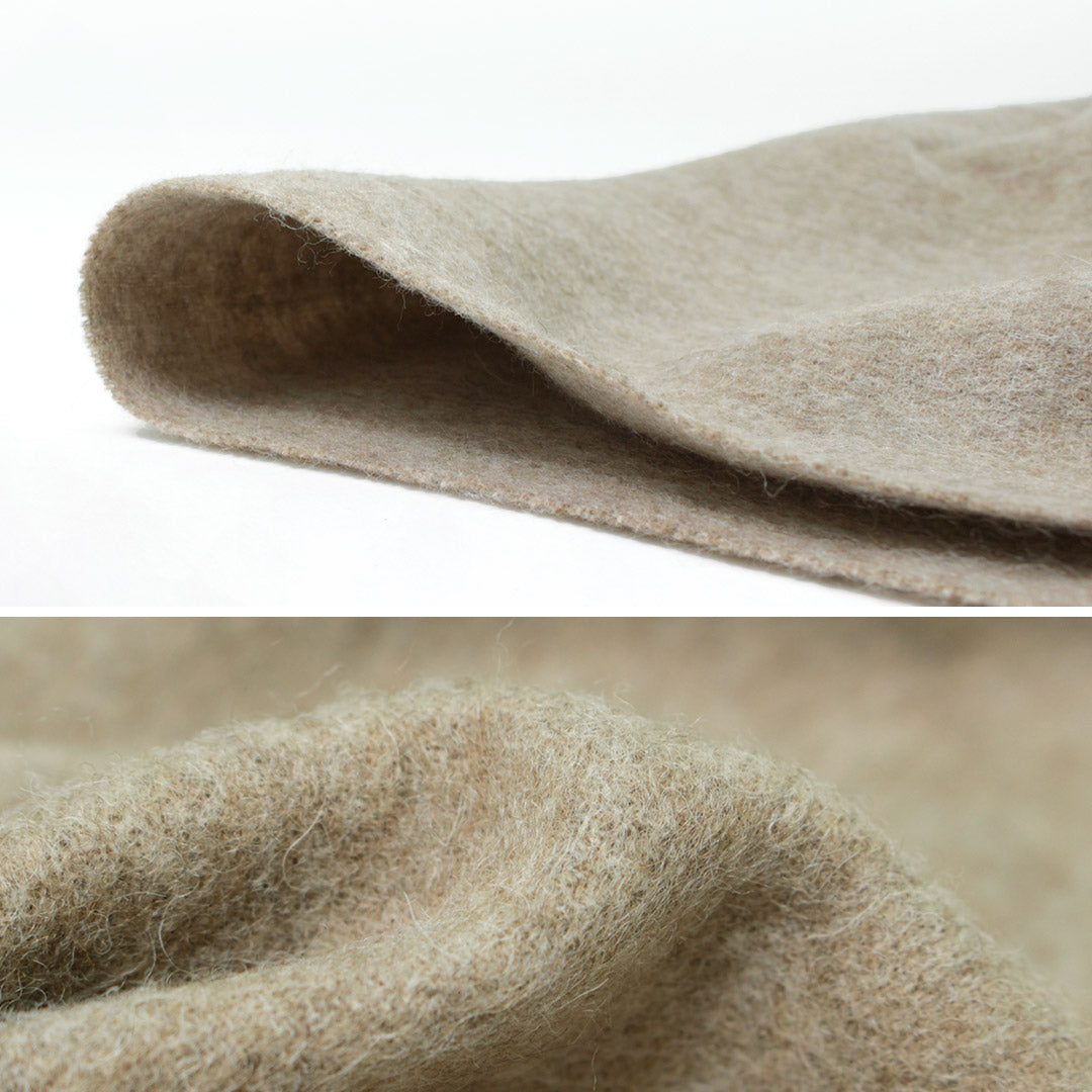 TWEED MILL(ツイードミル) 70×213 ラムウール ストール ソリッド