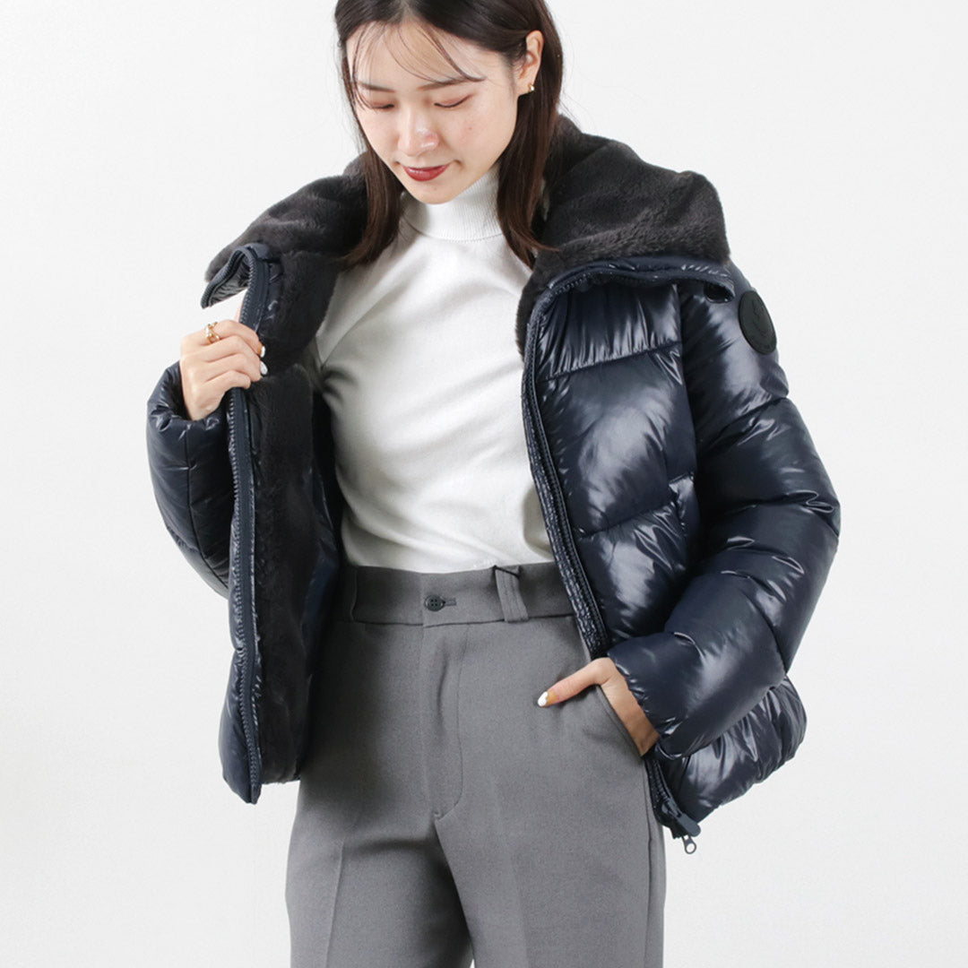 SAVE THE DUCK(セーブザダック) モマ シンセティック ダウン スタンドファーカラー ジャケット