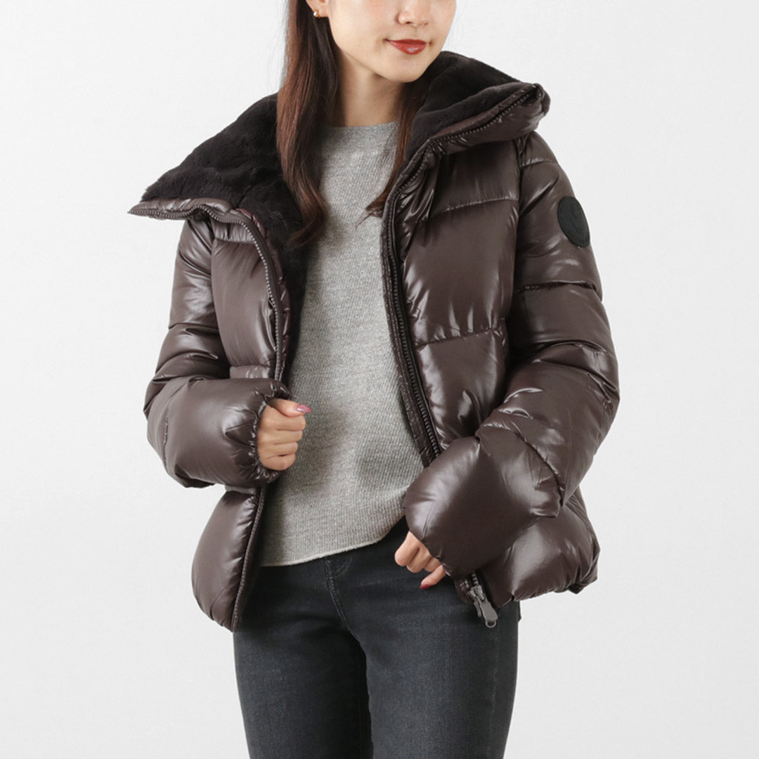 SAVE THE DUCK(セーブザダック) モマ シンセティック ダウン スタンドファーカラー ジャケット