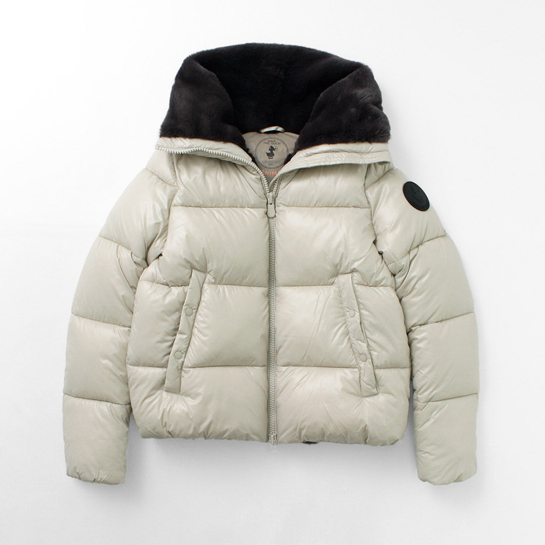 SAVE THE DUCK(セーブザダック) モマ シンセティック ダウン スタンドファーカラー ジャケット