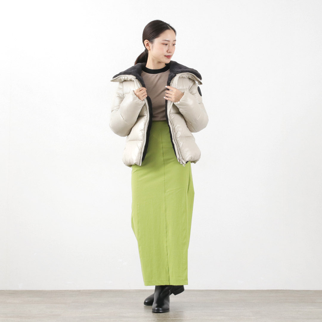 SAVE THE DUCK(セーブザダック) モマ シンセティック ダウン スタンドファーカラー ジャケット