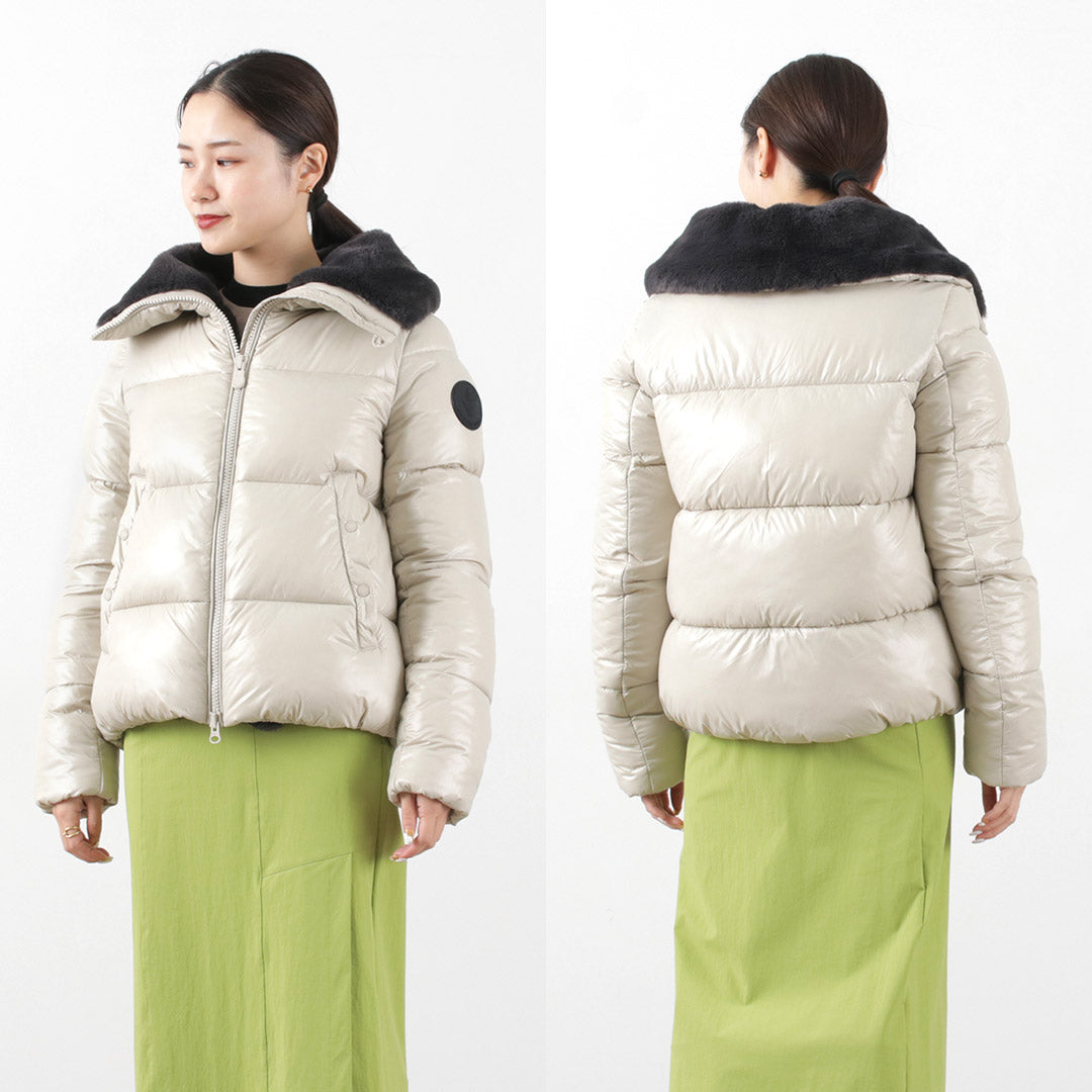 SAVE THE DUCK(セーブザダック) モマ シンセティック ダウン スタンドファーカラー ジャケット