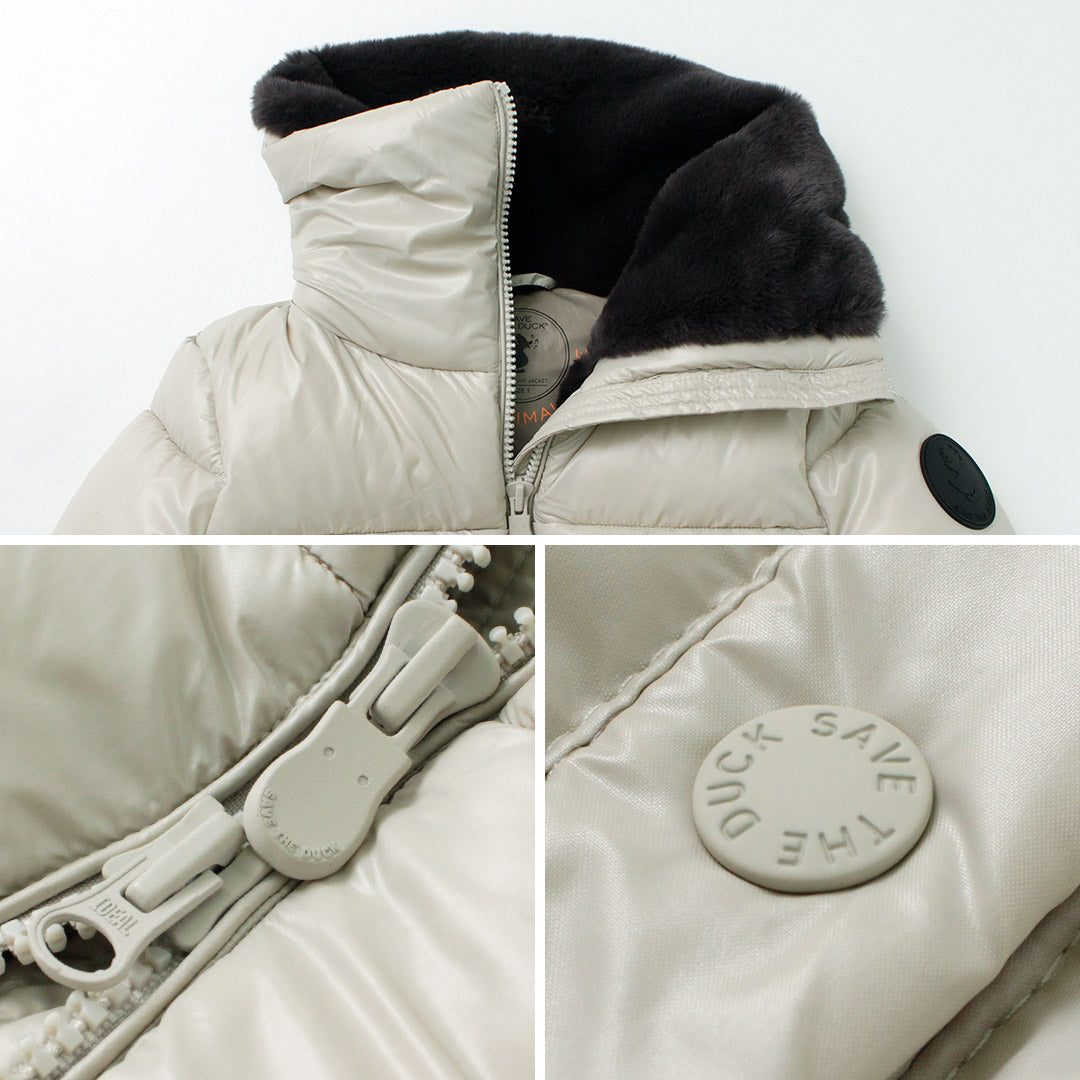 SAVE THE DUCK(セーブザダック) モマ シンセティック ダウン スタンドファーカラー ジャケット