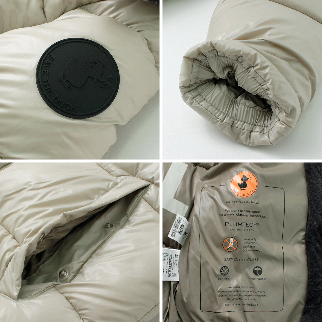 SAVE THE DUCK(セーブザダック) モマ シンセティック ダウン スタンドファーカラー ジャケット