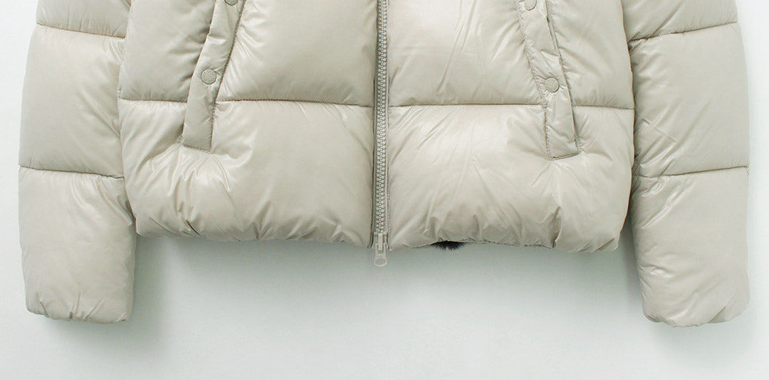 SAVE THE DUCK(セーブザダック) モマ シンセティック ダウン スタンドファーカラー ジャケット