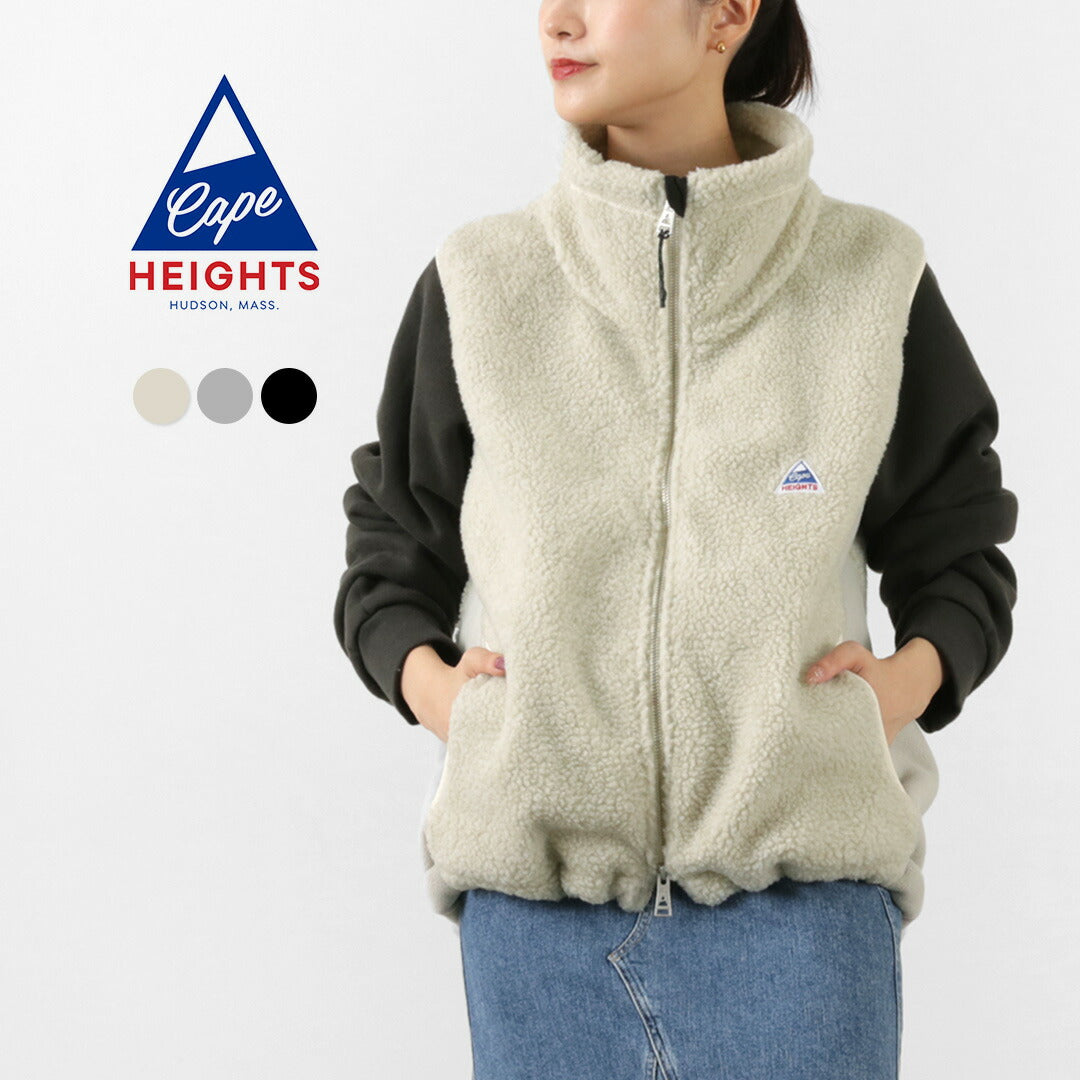 【30%OFF】CAPE HEIGHTS(ケープハイツ) ブレイクハート ジレ ボンディング フリースベスト