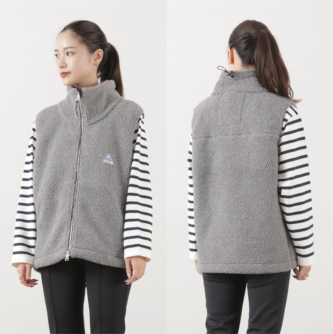 【30%OFF】CAPE HEIGHTS(ケープハイツ) ブレイクハート ジレ ボンディング フリースベスト