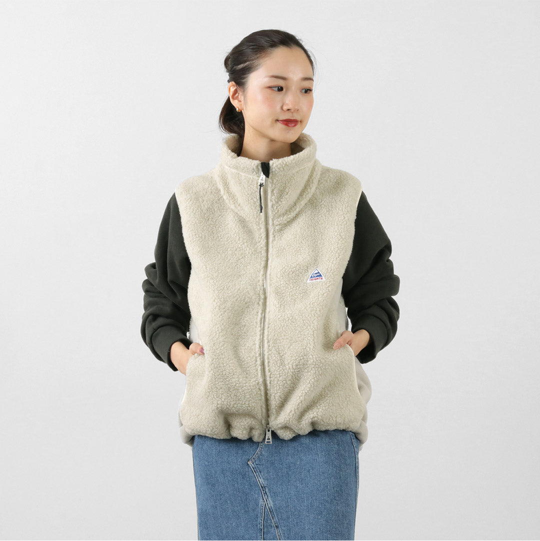 【30%OFF】CAPE HEIGHTS(ケープハイツ) ブレイクハート ジレ ボンディング フリースベスト