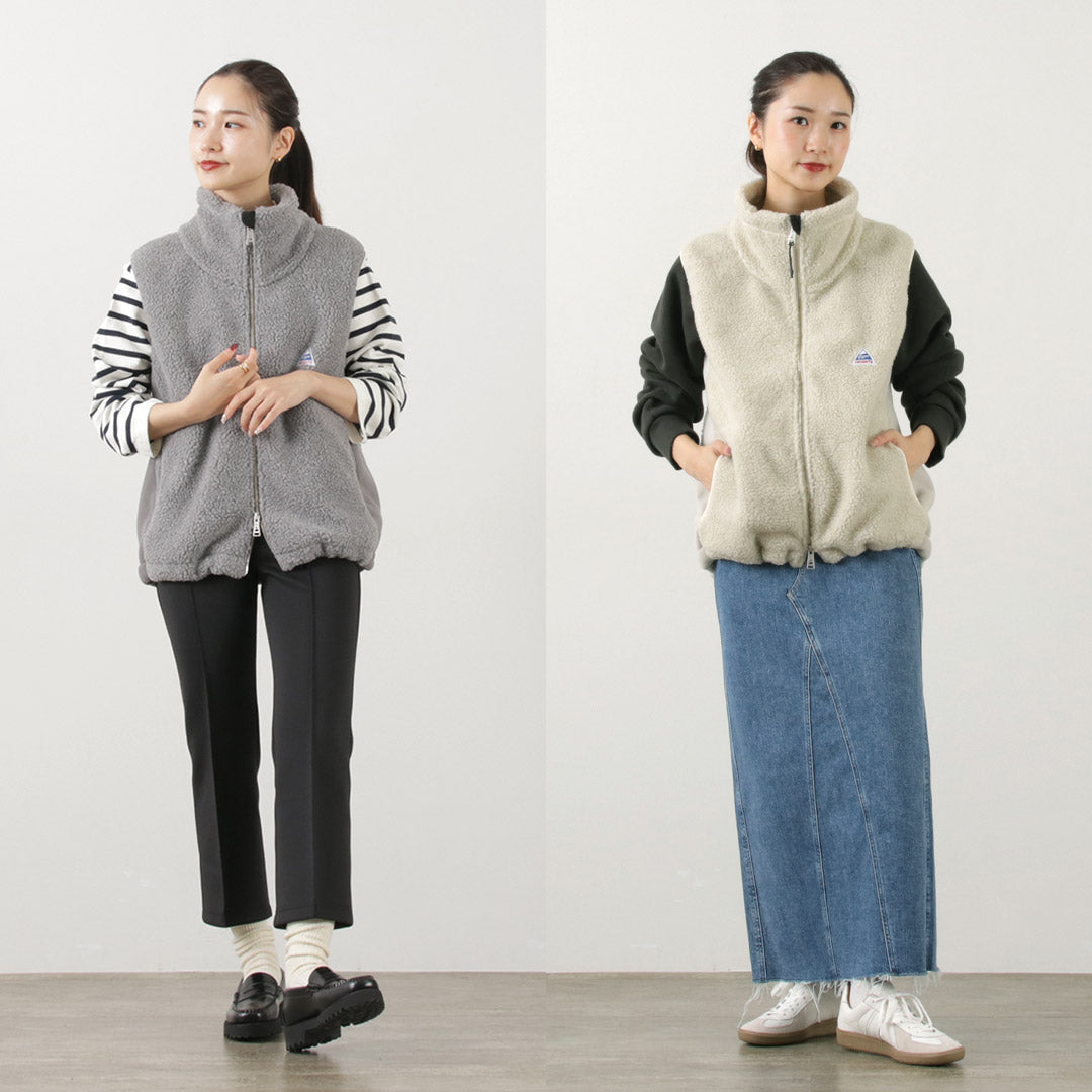 【30%OFF】CAPE HEIGHTS(ケープハイツ) ブレイクハート ジレ ボンディング フリースベスト