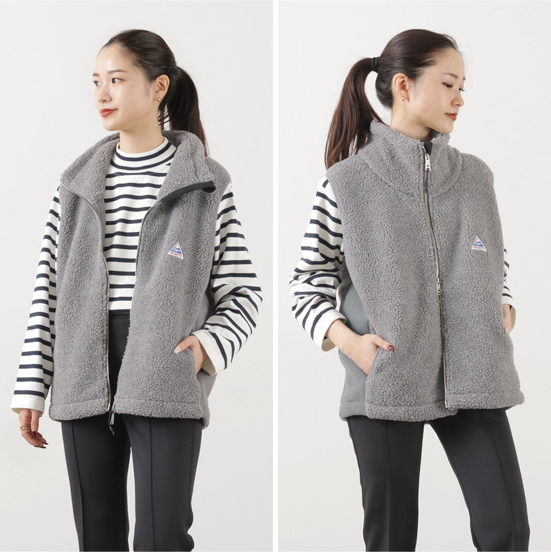 【30%OFF】CAPE HEIGHTS(ケープハイツ) ブレイクハート ジレ ボンディング フリースベスト