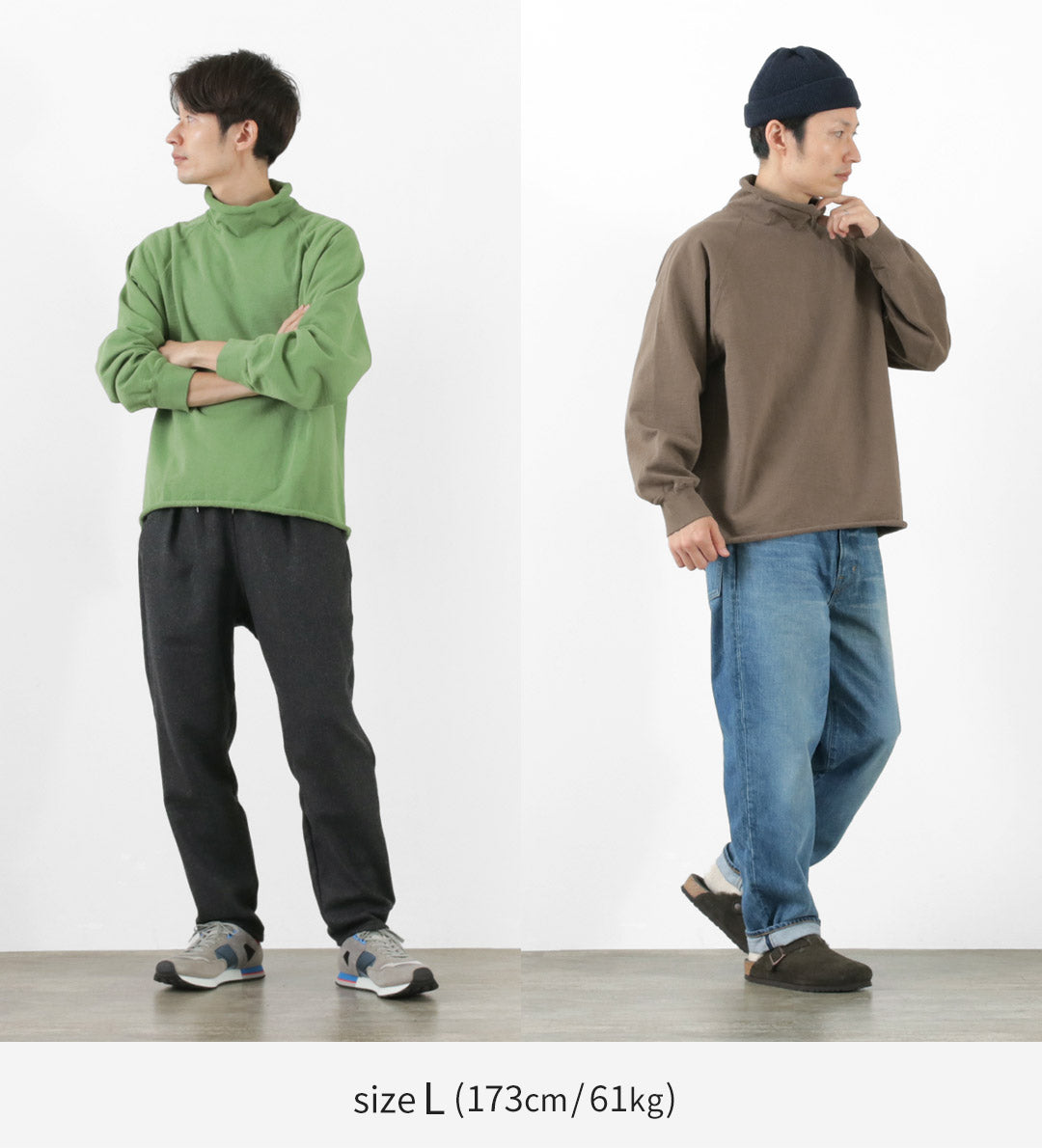 WALLA WALLA SPORT(ワラワラスポーツ) 13oz ロールネックタートル
