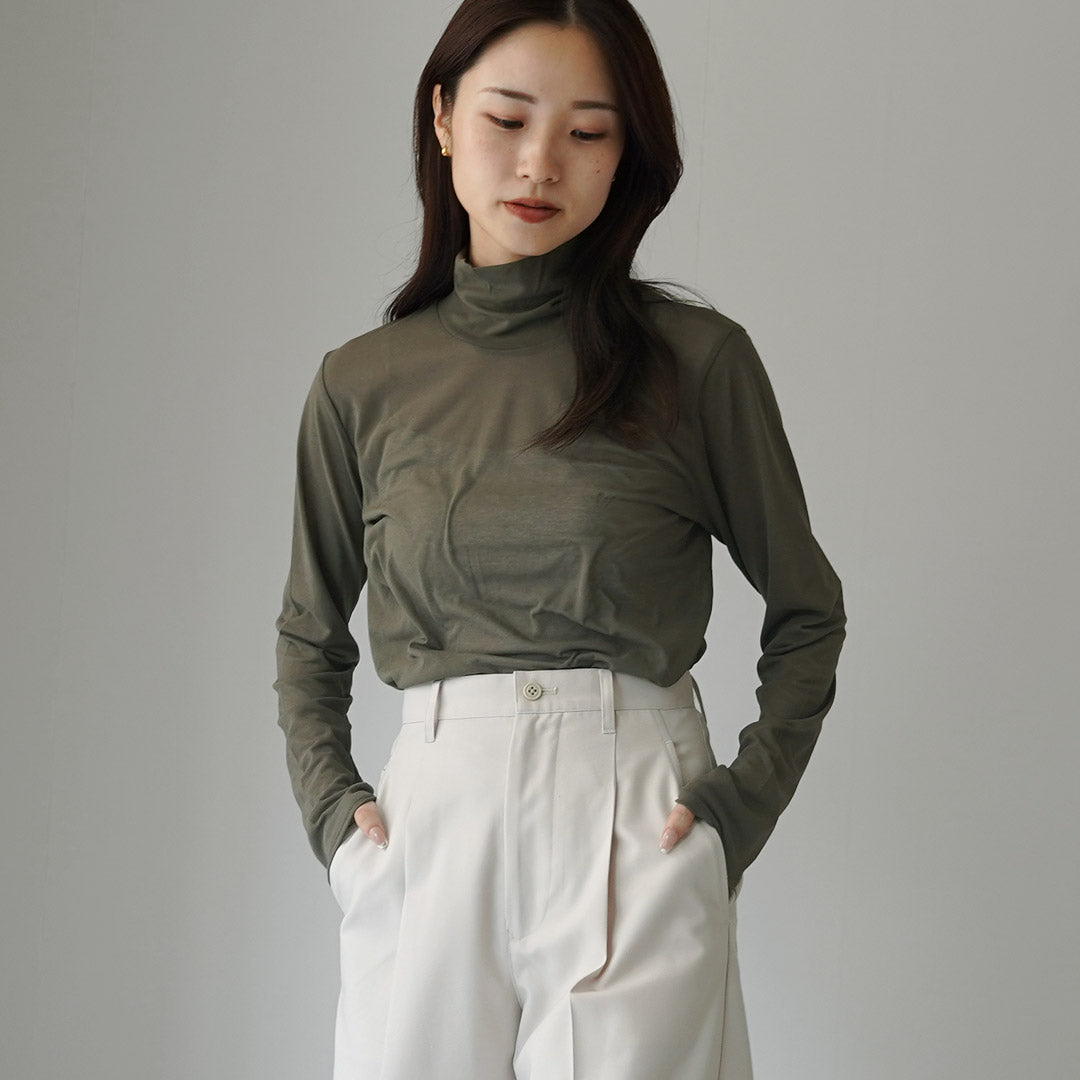 mizuiro ind(ミズイロインド) ハイネックプルオーバー