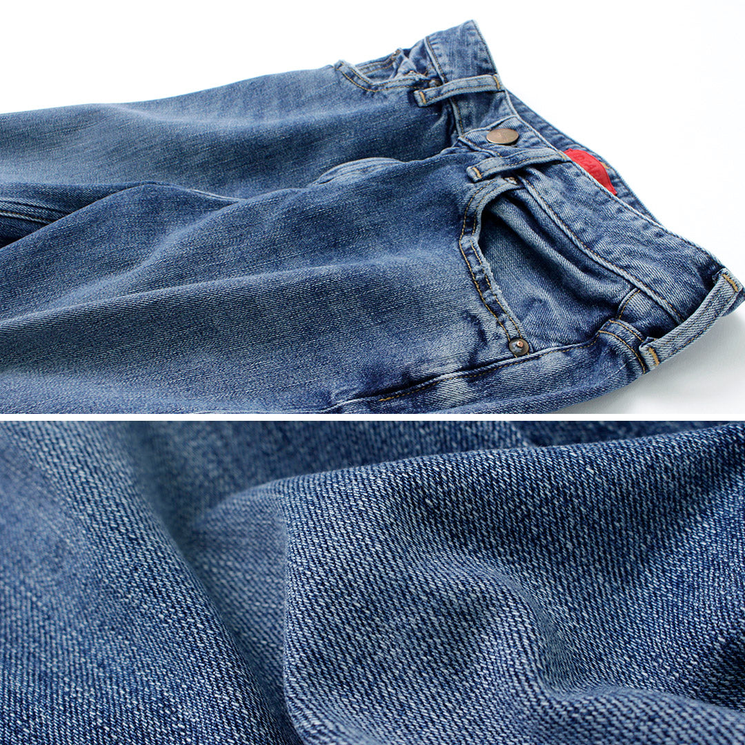 【30%OFF】RED CARD(レッドカード) フレディ ローライズ ワイドバギーデニム