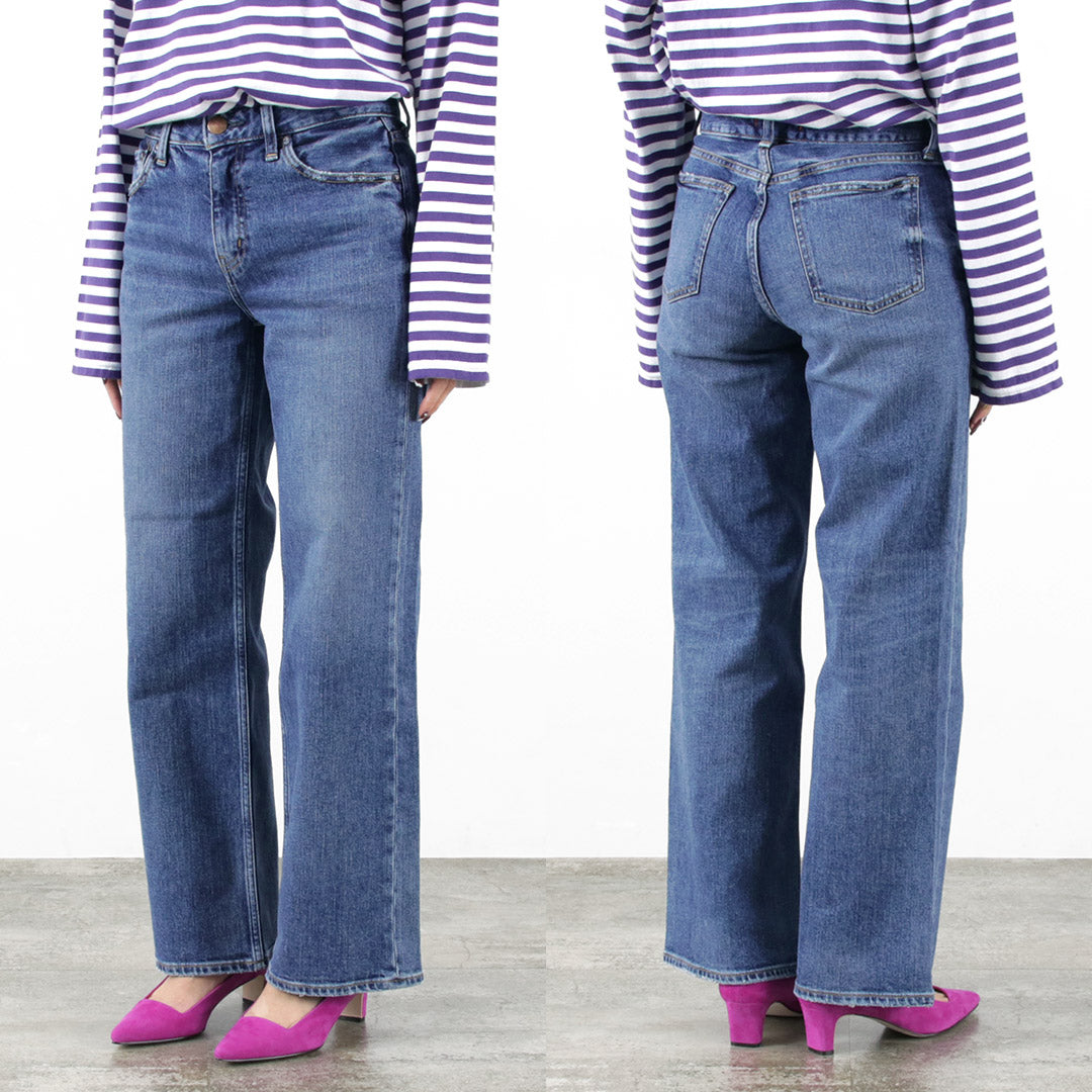 【30%OFF】RED CARD(レッドカード) フレディ ローライズ ワイドバギーデニム