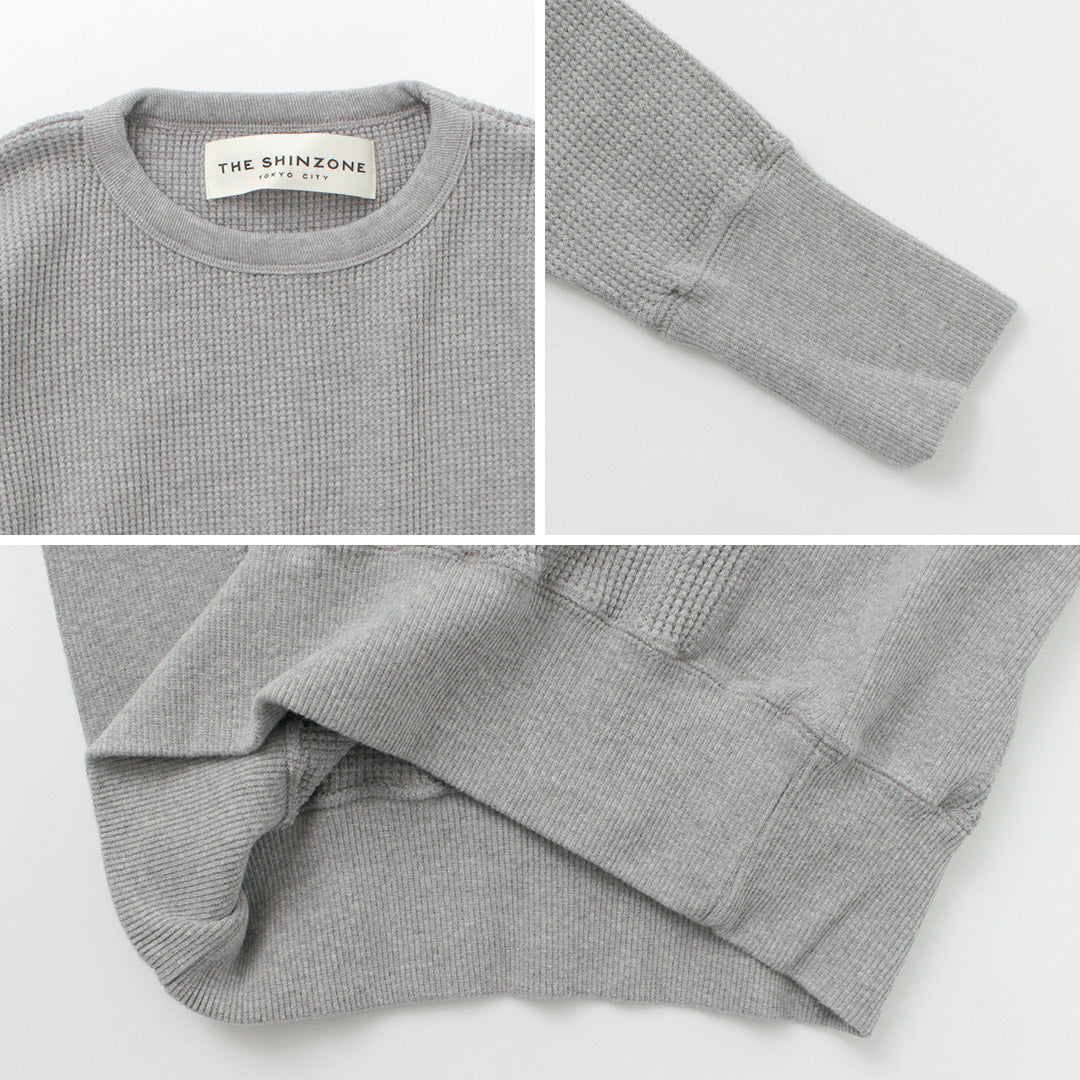 SHINZONE(シンゾーン) ワッフルプルオーバー 22MMSCU20