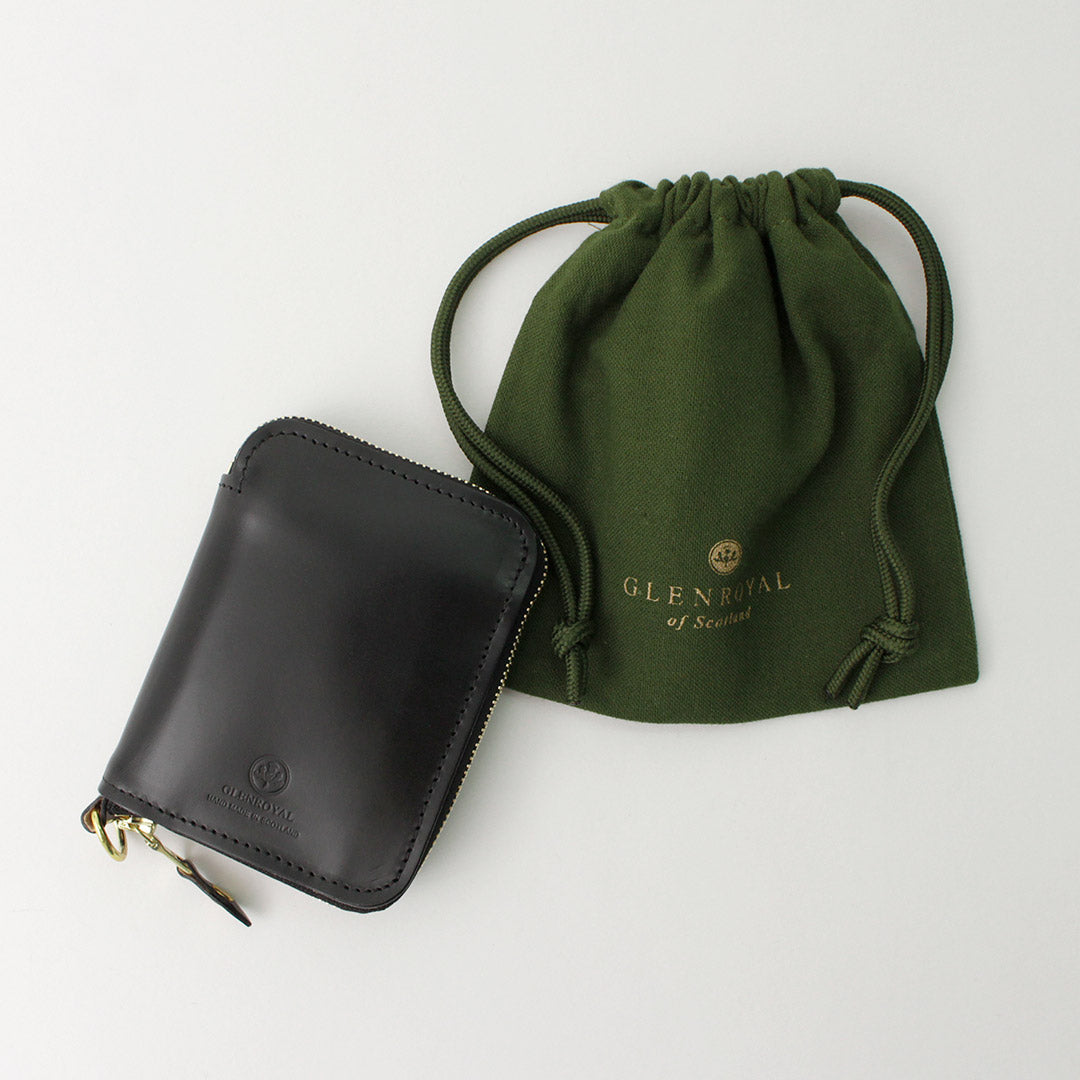 【正規品】GLENROYAL(グレンロイヤル) アラウンドジップ スモールウォレット