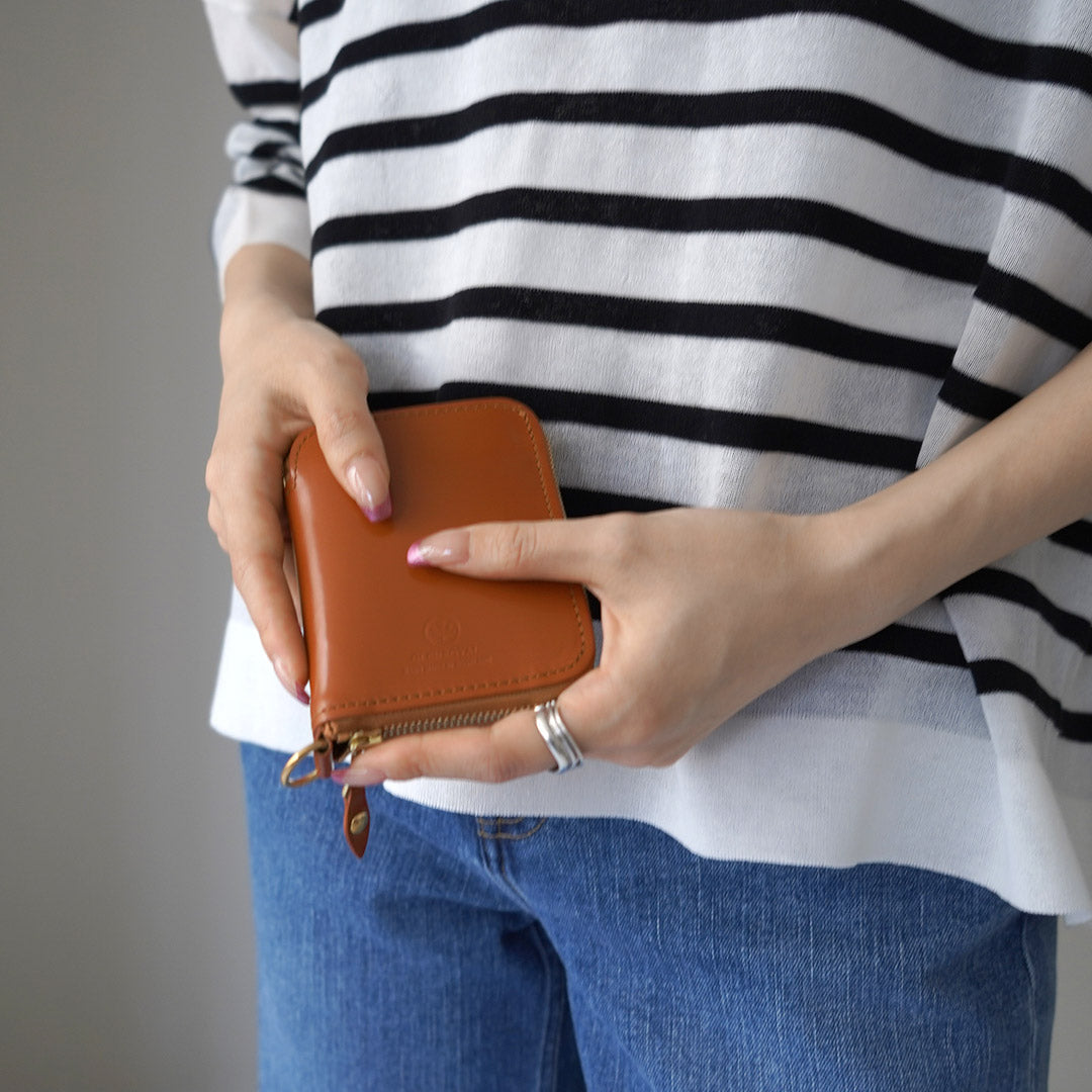 【正規品】GLENROYAL(グレンロイヤル) アラウンドジップ スモールウォレット