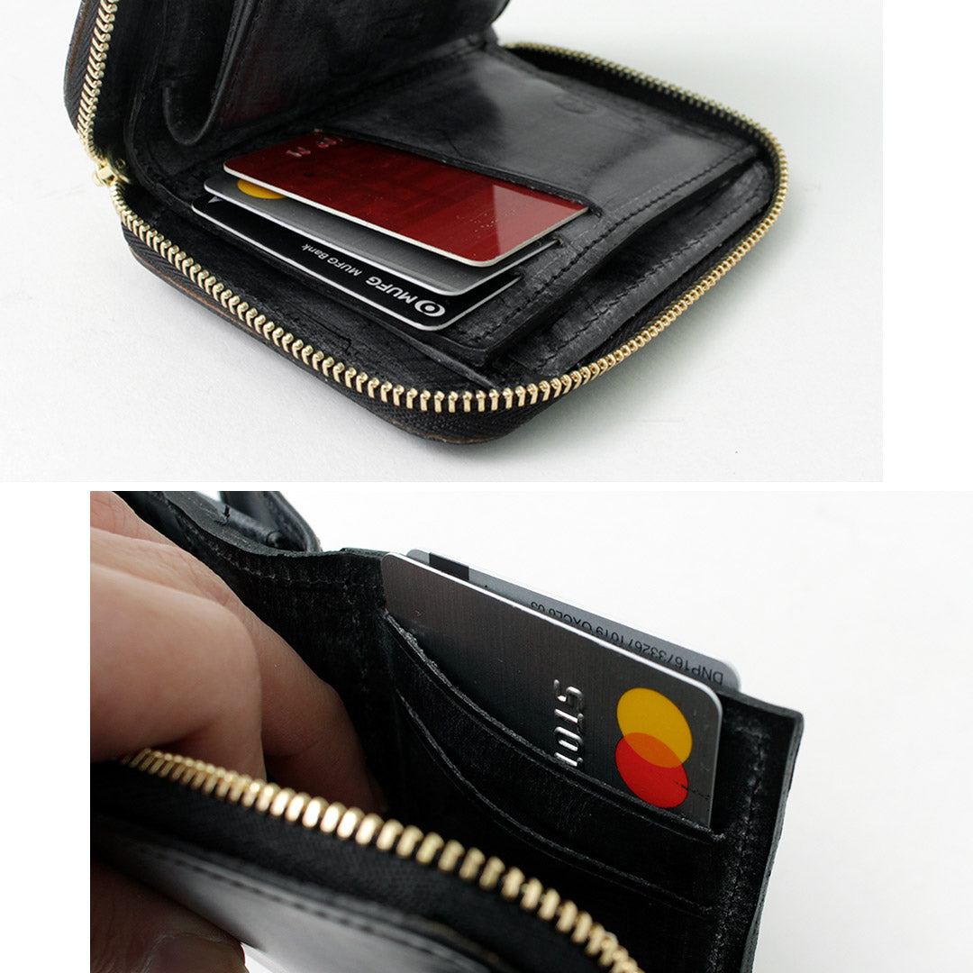 【正規品】GLENROYAL(グレンロイヤル) アラウンドジップ スモールウォレット