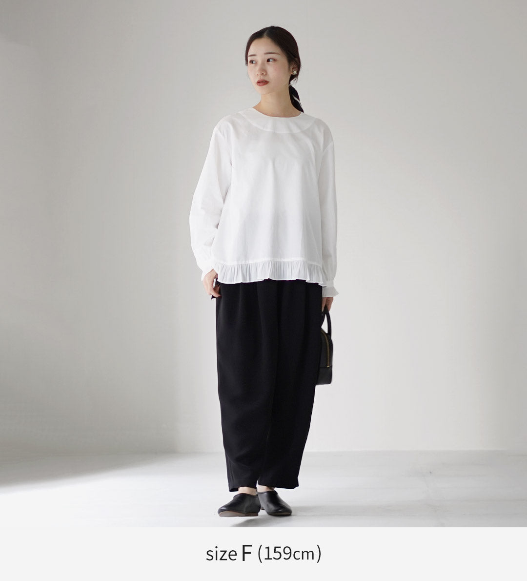 TUMUGU(ツムグ) コットンサテン プルオーバー