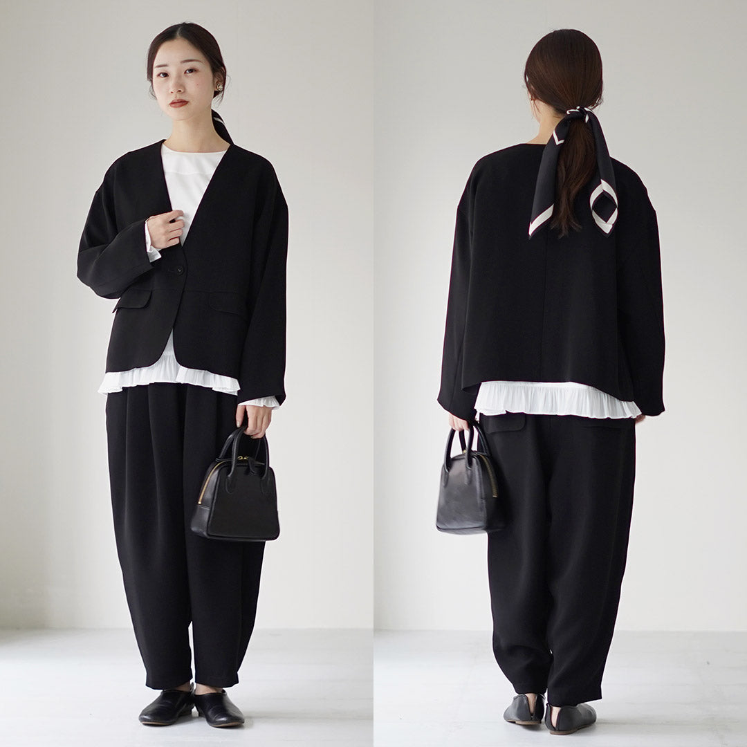 TUMUGU(ツムグ) コットンサテン プルオーバー