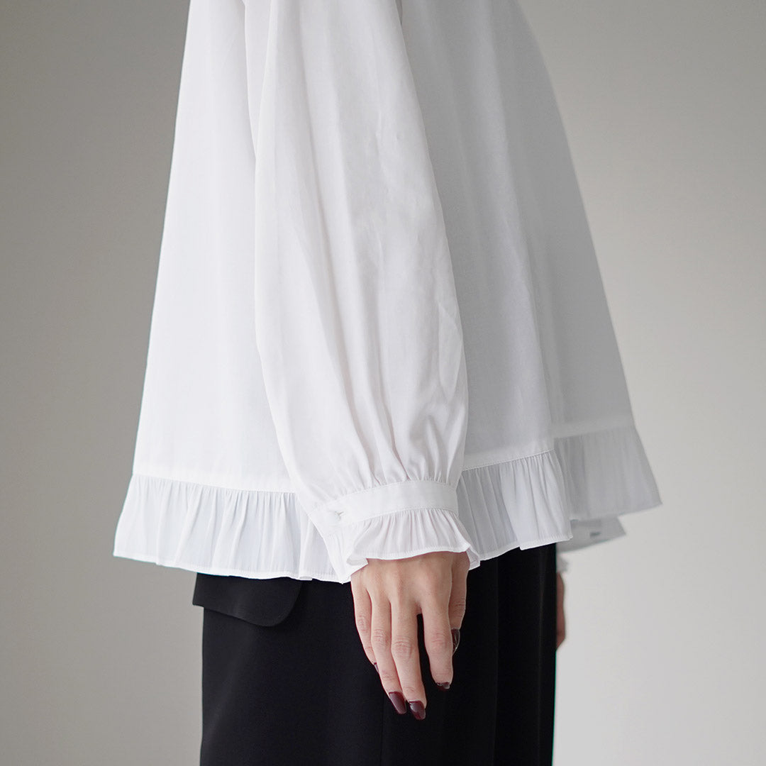 TUMUGU(ツムグ) コットンサテン プルオーバー