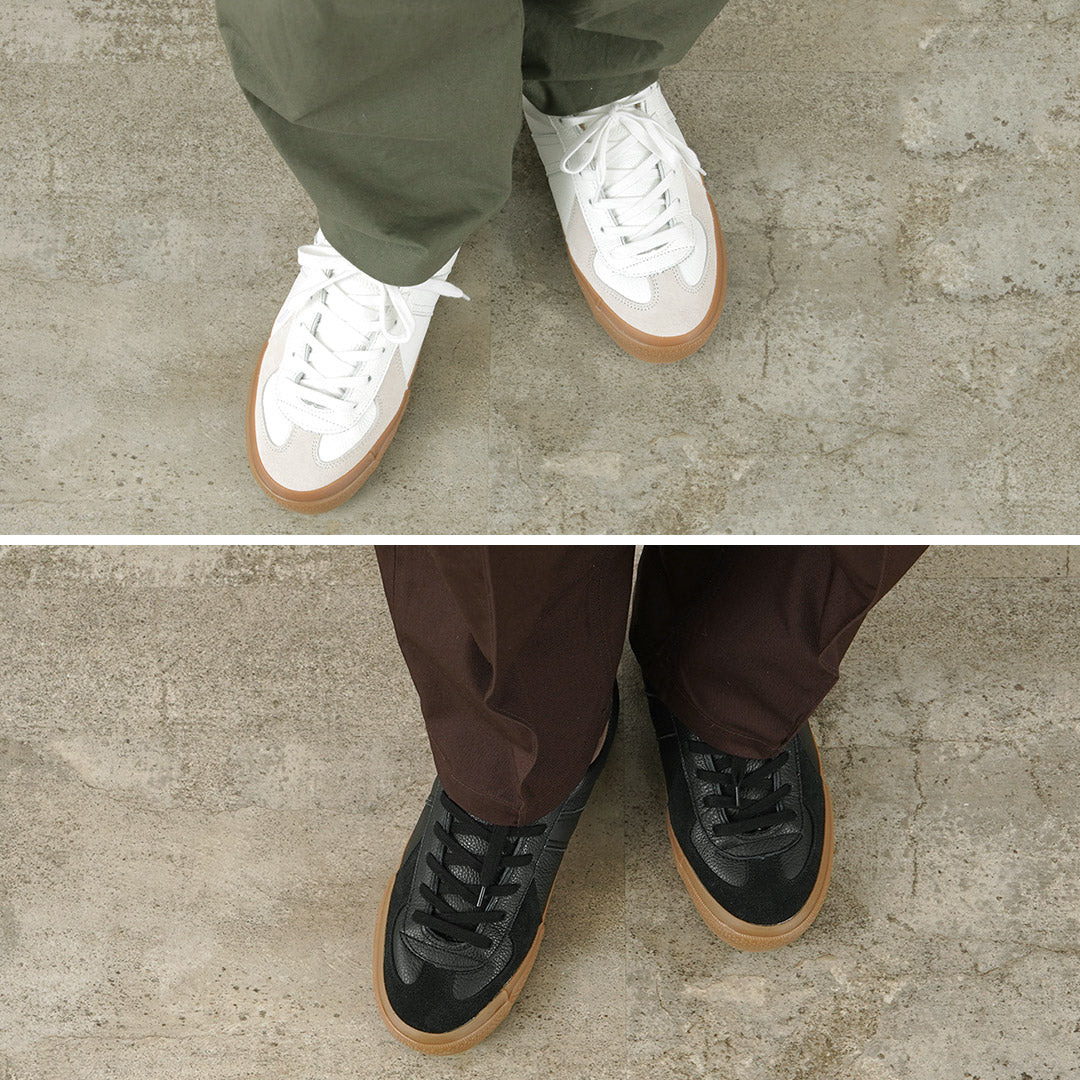 【30%OFF】REPRODUCTION OF FOUND(リプロダクション オブ ファウンド) ジャーマン ミリタリー トレーナー シュリンクレザー