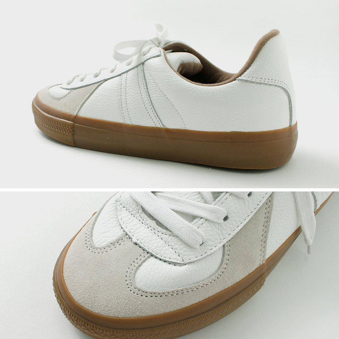 【30%OFF】REPRODUCTION OF FOUND(リプロダクション オブ ファウンド) ジャーマン ミリタリー トレーナー シュリンクレザー