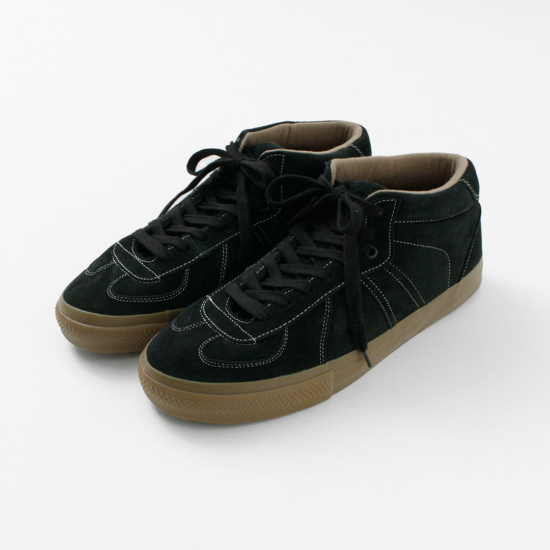 【50%OFF】REPRODUCTION OF FOUND(リプロダクション オブ ファウンド) ジャーマン ミリタリー トレーナー シュリンクレザー ハーフカット