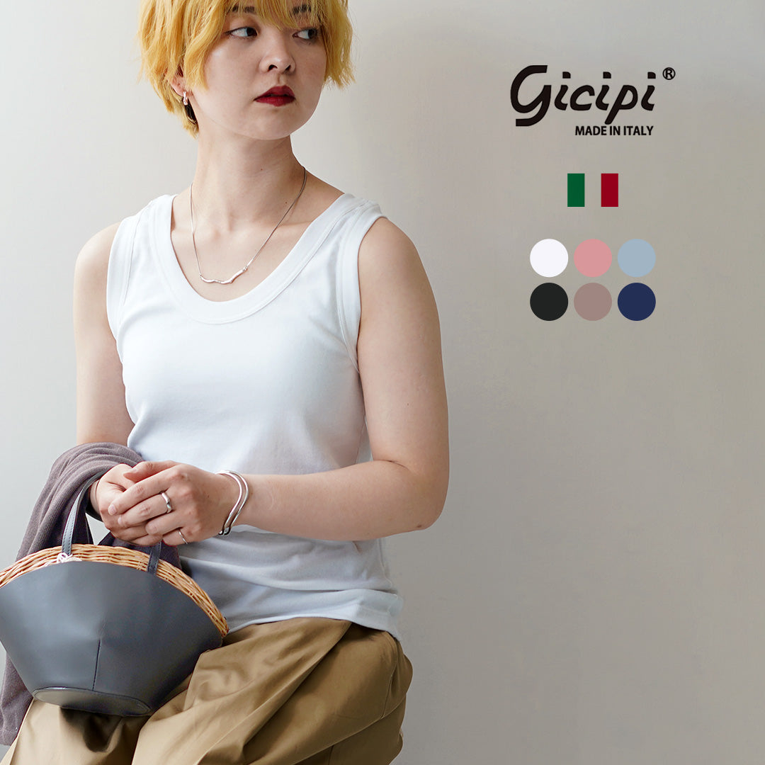 GICIPI(ジチピ) VANADIO バナーディオ ベーシックタンクトップ イタリア製