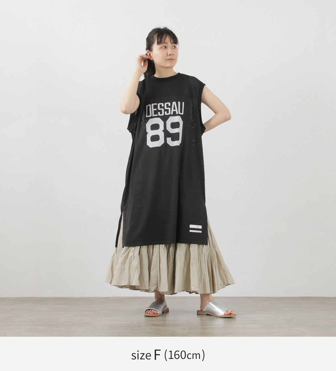 【30%OFF】F/CE(エフシーイー) デッサウ メッシュ ドレス