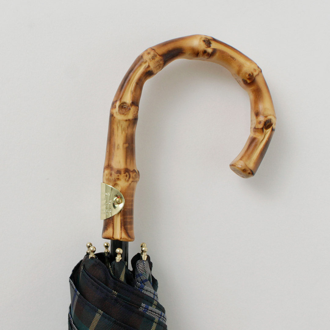 TRADITIONAL WEATHERWEAR(トラディショナル ウェザーウェア) フォールディング バンブー ミニ チェック 折り畳み傘