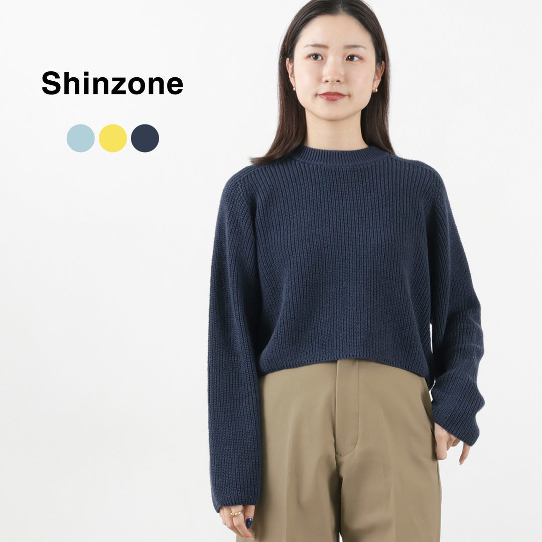 【50%OFF】SHINZONE(シンゾーン) リネンシェーカー セーター 23SMSNI01