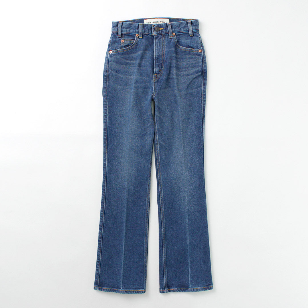 【30%OFF】SHINZONE(シンゾーン) フレアデニム 23SMSPA01