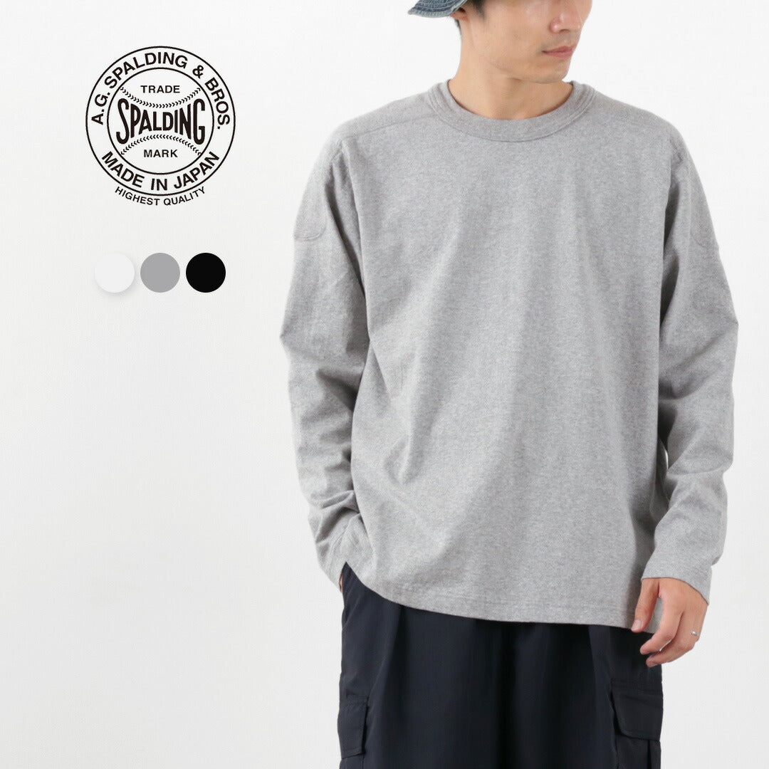A.G.SPALDING&BROS(A.G.スポルディング&ブロス) 14/天竺 ロングスリーブ フットボールTシャツ