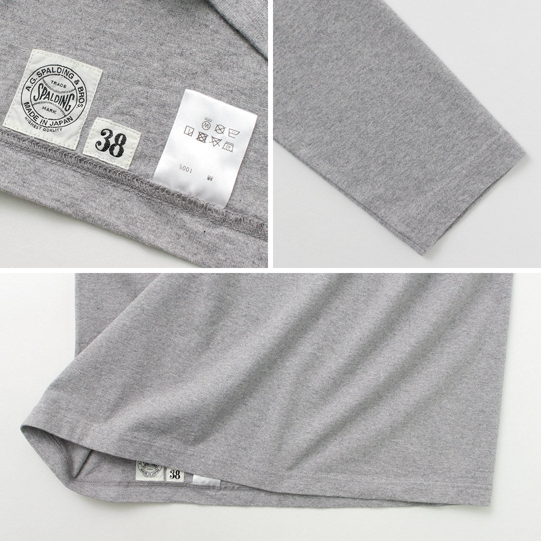 A.G.SPALDING&BROS(A.G.スポルディング&ブロス) 14/天竺 ロングスリーブ フットボールTシャツ
