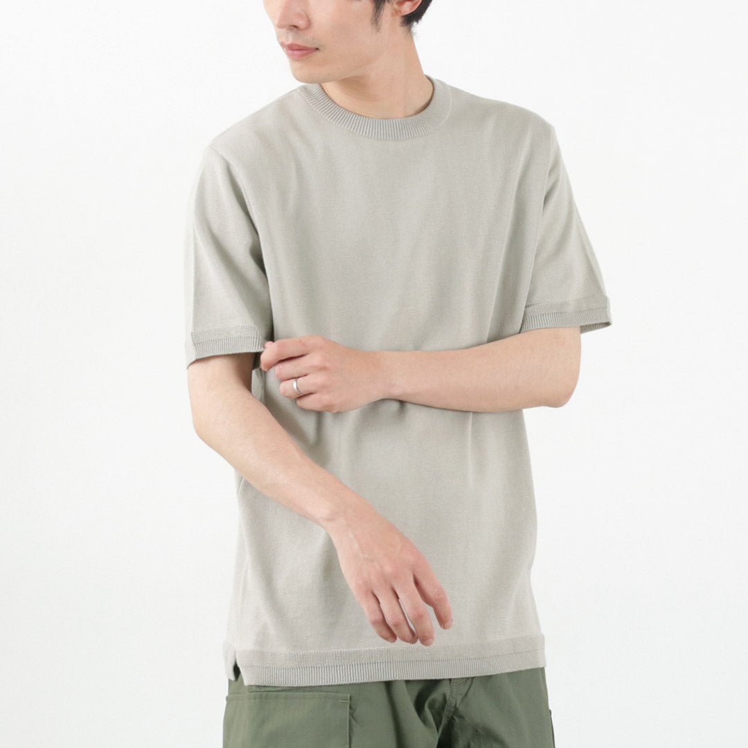 FUJITO(フジト) クルーネック ニット Tシャツ